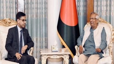 World News | Indian High Commissioner Meets Bangladesh's Chief Advisor Muhammad Yunus