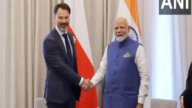 World News | PM Modi Meets Billenium CEO Gawel Lopinski, Discusses Expansion and Business Opportunities in Emerging Technologies