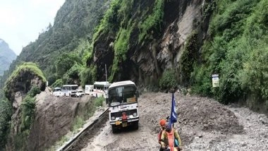 India News | Badrinath National Highway Opened for Vehicular Movement Near Gulabkoti