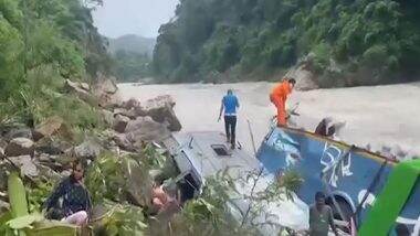 Nepal Bus Accident: Passenger Bus That Plunged Into Marsyangdi River, Resulting in 14 Deaths, Originated From Uttar Pradesh's Gorakhpur