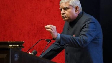 India News | VP Jagdeep Dhankar Extends Greetings on Maiden National Space Day