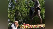 World News | PM Modi Pays Tribute to Mahatma Gandhi in Kyiv, Highlights Relevance of His Message for Peaceful Society