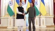 World News | PM Modi Meets Ukrainian President Zelenskyy for Bilateral Talks in Kyiv