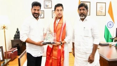 India News | Telangana CM, Dy CM Meets Union Minister Jyotiraditya Scindia