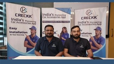 Business News | Creckk Launches App with Vision to Revolutionise Car Accessories Shopping