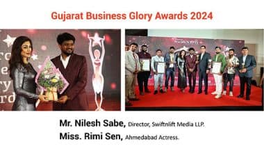 Business News | SwiftNLift Media Group Celebrates Excellence at Gujarat Business Glory Awards 2024