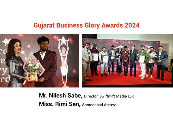 Business News | SwiftNLift Media Group Celebrates Excellence at Gujarat Business Glory Awards 2024