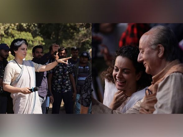 Entertainment News | Kangana Ranaut Shares BTS Pictures from ‘Emergency’ Sets | LatestLY