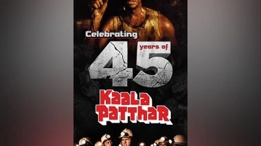 Entertainment News | Amitabh Bachchan Starrer 'Kaala Patthar' Completes 45 Years