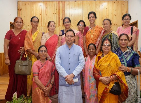 India News | Office Bearers of Uttarakhand Rajya Andolankari Manch Meet CM Pushkar Singh Dhami