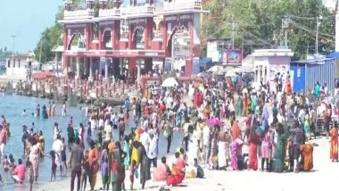 India News | Devotees Throng Rameswaram Ahead of Krishna Janmashtami