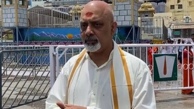 Entertainment News | Film Lyricist Ramajogayya Sastry Visit Tirupati Balaji Temple