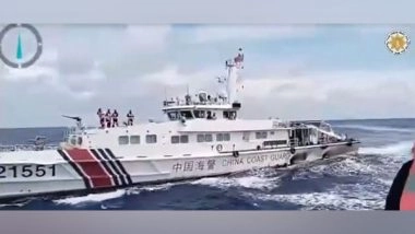 World News | Chinese Naval Vessel Orchestrates Dangerous Manoeuvres on Philippine Supply Mission, Says Task Force for West Philippine Sea