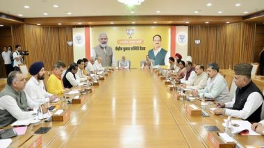 India News | Delhi: BJP Central Election Committee Conduct a Meeting Ahead of J-K Polls