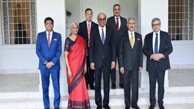 World News | EAM Jaishankar Calls on Singapore President, PM on Sidelines of Ministerial Roundtable with Singapore