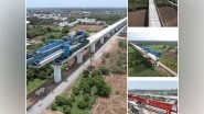 India News | 100 M Long 'Make in India' Steel Bridge Launched in Silvassa, Dadra & Nagar Haveli for Bullet Train Project