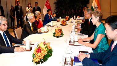 Business News | At Ministerial Roundtable, India-Singapore Discuss Co-operation in Emerging, Futuristic Areas