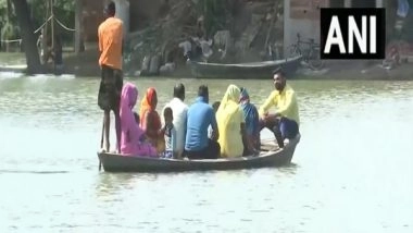 India News | Rapti and Saryu Rivers Flow Above Danger Mark in Gorakhpur; 45 Villages Affected by Floods