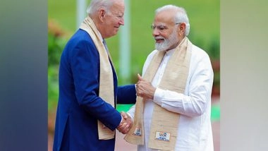 World News | President Biden Commends PM Modi's Ukraine Visit for His Message of Peace