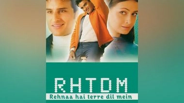 Entertainment News | Nostalgia Alert! R Madhavan, Dia Mirza's 'Rehnaa Hai Terre Dil Mein' to Be Re-released in Theatres