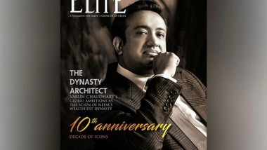 Business News | Varun Chaudhary, Scion of Nepal's Richest Family, Featured on ELITE Magazine's 10th Anniversary Cover - Decade of Icons