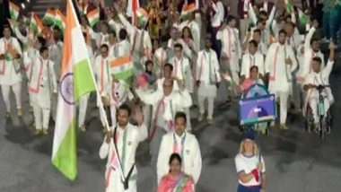 Sports News | Paris Paralympics: Sumit, Bhagyashri Lead India to Vibrant Welcome in Opening Ceremony
