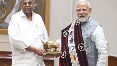 India News | PM Modi Meets Nagaland Governor La Ganesan in Delhi