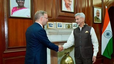 World News | Jaishankar Meets with Hungarian MP Balazs Orban