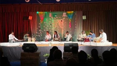 Business News | Annual Kaafila Arts Festival of Shiv Nadar School Witnesses Performances by Students, Folk Artiste Mir Ali Basu and Comedian Aashish Solanki