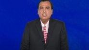 Business News | Reliance Industries to Consider 1:1 Bonus in Its Sept 5th Board Meeting: Mukesh Ambani