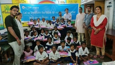 Business News | IYDF and Gorai Optical Illuminate the Future of Children with Love: Successful Aid Event at Pakhanna Kalyanpur Primary School