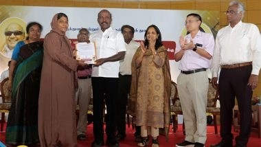India News | Tamil Nadu: Health Minister Ma. Subramanian Distributes Appointment Letters to Newly-appointed Food Safety Officers in Chennai