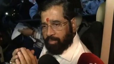 India News | Chhatrapati Shivaji Statue Collapse: Maharashtra CM Shinde Urges Opposition to Refrain from Politics, Assures Reconstruction