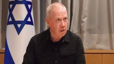 World News | Israeli Defence Minister Gallant Holds Discussion on War Goals, Seeks Return of Northern Communities