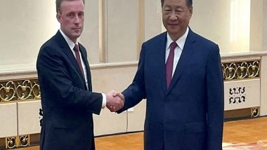 World News | US Diplomat Jake Sullivan Calls on Chinese President Xi Jinping in Beijing