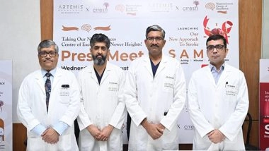 Business News | Breakthrough in Stroke Care, SAMAY by Artemis Hospitals to Transform Treatment and Save Lives
