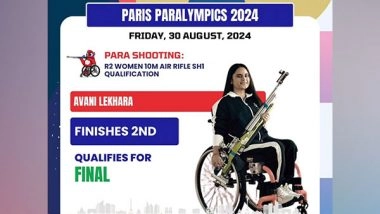 Sports News | Paris Paralympics: Avani Clinches Gold, Mona Bags Bronze Medal in Women's 10m Air Rifle Final