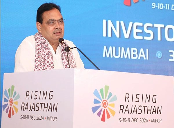 India News | Rajasthan CM Bhajanlal Sharma Invites Industrialists to Invest in the State