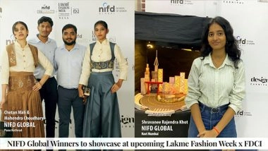 Business News | The Race to Lakme Fashion Week Heats Up as NIFD Global's Design Carnival Enters Day 2