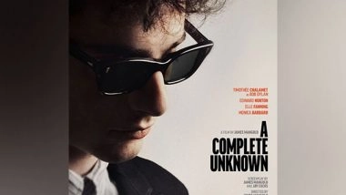 Entertainment News | 'A Complete Unknown' New Poster Featuring Timothee Chalamet as Bob Dylan Released