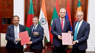 World News | India Signs Charter, MoU for Establishment of Colombo Security Conclave Secretariat