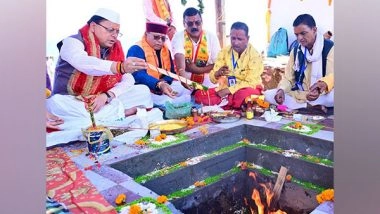India News | Uttarakhand CM Participates in Sri Kanguda Nagraj Temple Restoration Jagran Ceremony