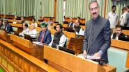 India News | Himachal Govt Raised Loans Worth Rs 21,366 Cr in Last 20 Months: CM Sukhu