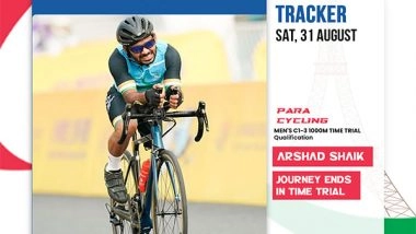 Sports News | Paris Paralympics: Jyoti and Arshad Shaik Fall Short in Para-Cycling Time Trials