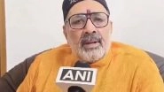 India News | Bihar: Man Tries to Attack Giriraj Singh During Begusarai Event, Arrested