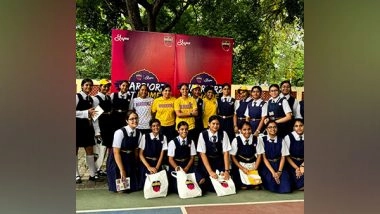 Sports News | Ali Fazal, Shweta Tripath, Deepti Sharma, Anjali Sarvani, Saima Thakor Meet More Than 6,000 Students in Lucknow