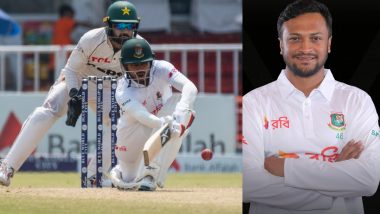 Pakistan, Bangladesh Lose World Test Championship Points Due to Slow Over-Rate in Rawalpindi Test; Shakib Al Hasan Fined for Breaching Code of Conduct