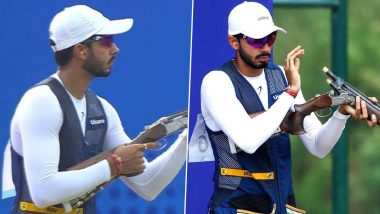 Anantjeet Singh Naruka at Paris Olympics 2024, Shooting Free Live Streaming Online: Know TV Channel and Telecast Details for Men's Skeet Qualification Round Day 2