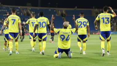 Al-Fayha 1–4 Al-Nassr, Saudi Pro League 2024–25: Cristiano Ronaldo's Free Kick, Anderson Talisca's Brace and Marcelo Brozovic's Goal Help Al-Alami Win First Match of Season