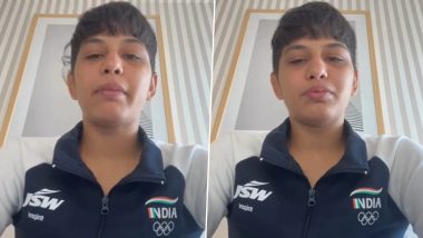 Paris Olympics 2024: Indian Wrestler Antim Panghal Issues Clarification Amid Reports of Her And Sister's Arrest by French Police (Watch Video)